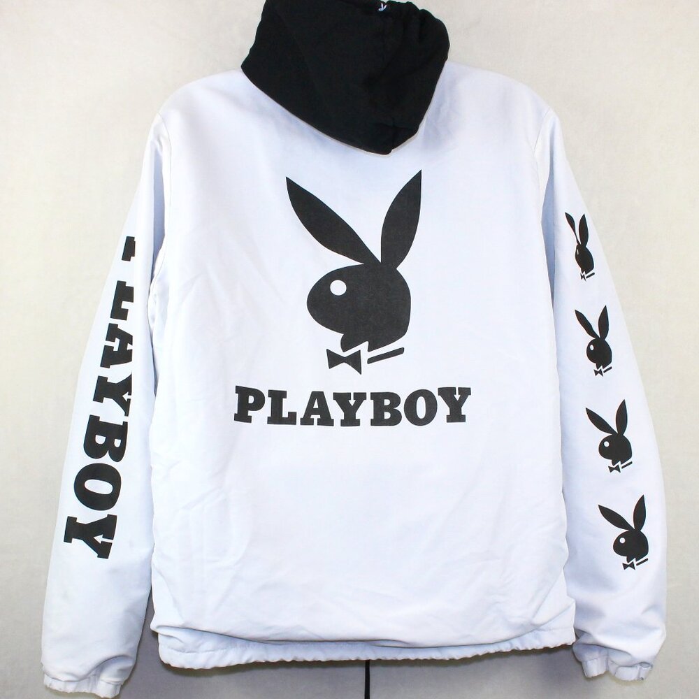 Playboy Large Logo Windbreaker Jacket Mens XL